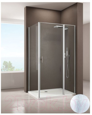 Душевой уголок Allen Brau Priority 160x100 / 304252 (серебро браш)