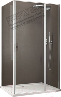 Душевой уголок Allen Brau Priority 160x80 / 304245 (серебро браш) - фото