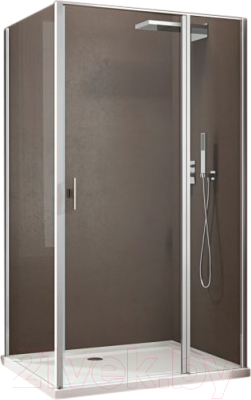Душевой уголок Allen Brau Priority 120x100 / 304232 (хром) - фото