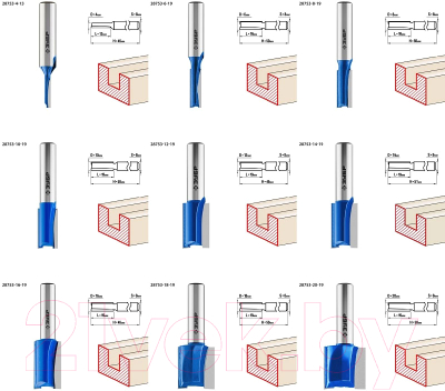 Набор фрез Зубр 28796-H30