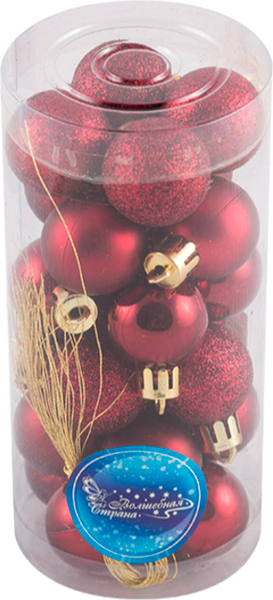 Набор шаров новогодних Волшебная страна 007663 - фото