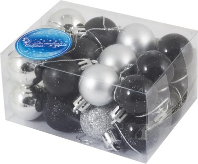 Набор шаров новогодних Волшебная страна SYCB17B-084 / 003302 - фото