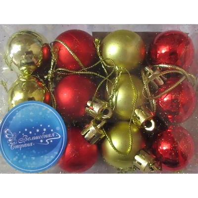 Набор шаров новогодних Волшебная страна SYCB17B-084 / 003302