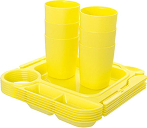 Набор пластиковой посуды Berossi Fiesta ИК 85177000 - фото