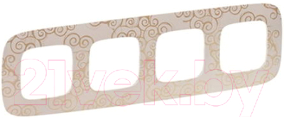 Рамка для выключателей и розеток Legrand Valena Allure 754354 - фото