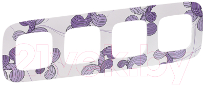 Рамка для выключателей и розеток Legrand Valena Allure 754364 - фото