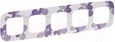 Рамка для выключателей и розеток Legrand Valena Allure 754365 - фото