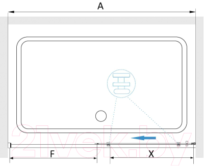 Душевая дверь RGW SV-12-G / 32321210-16