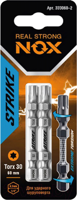 Набор бит Nox Strike Impact E6.3 Tx30-60 / 333060-2 - фото