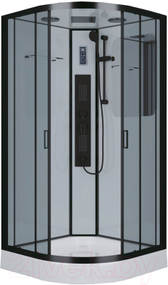 Душевая кабина Niagara NG-6901-01G Black 90x90x210 - фото