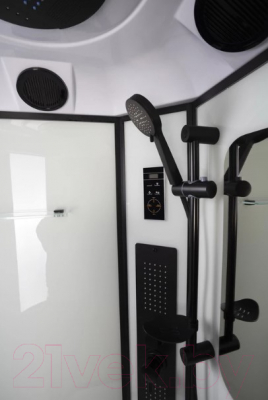 Душевая кабина Niagara NG-6902-01GD Black 100x100x220