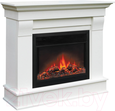 Каминокомплект Смолком Albion MB/JUP/SYM26 + Moonblaze Deluxe-s BL LT (бьянко белый)