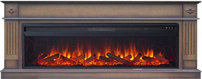 Каминокомплект Смолком Brighton V60 + Vision 60 LOG LED - фото