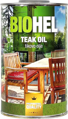 Масло для древесины HELIOS Biohel тиковое / A00009415 - фото