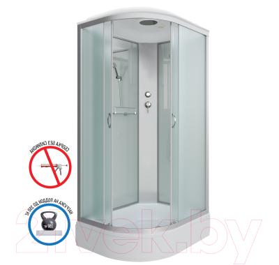 Душевая кабина Niagara NG-33194-14R 110x90 (матовое стекло)