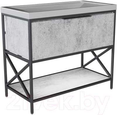 Тумба под умывальник Mixline Бруклин 100 543946 - фото