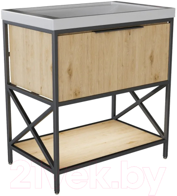 Тумба под умывальник Mixline Бруклин 80 543586 - фото