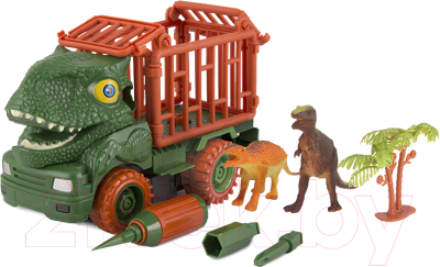 Игрушка-конструктор Pit Stop Динозавр Трак Тираннозавр / PS-1907-1-1 - фото