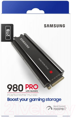 SSD диск Samsung 980 Pro 2TB (MZ-V8P2T0CW)