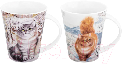 Набор кружек Elan Gallery Коты / 880144