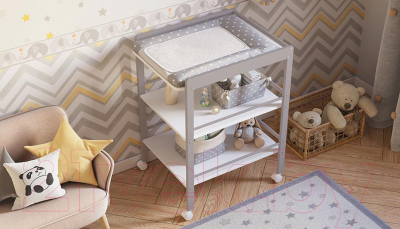 Столик пеленальный Polini Kids Simple 1090 / 0003130-16