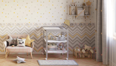 Столик пеленальный Polini Kids Simple 1090 / 0003130-16