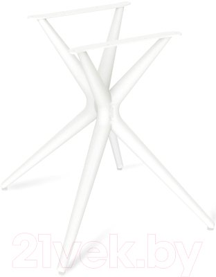 Обеденный стол Sheffilton SHT-TU30/TU21-6 90 керамика (белый/песчаное облако)