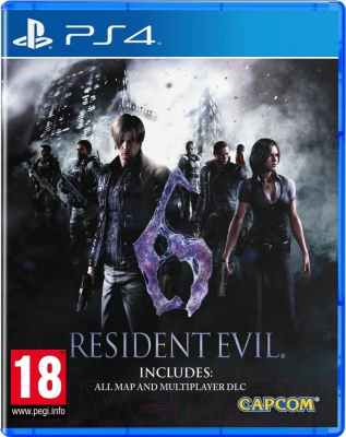 Игра для игровой консоли PlayStation 4 Resident Evil 6 - фото