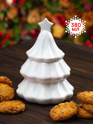 Емкость для хранения Elan Gallery Новогодняя елка / 950220