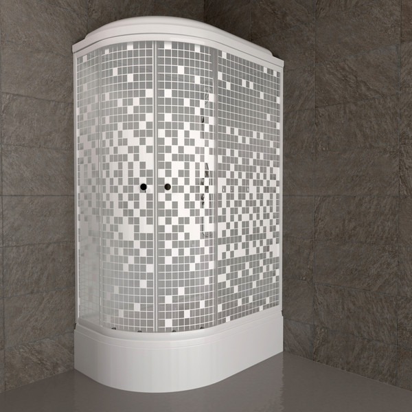 Душевая кабина Triton Коралл B3 Мозаика ДН4 120x80 R