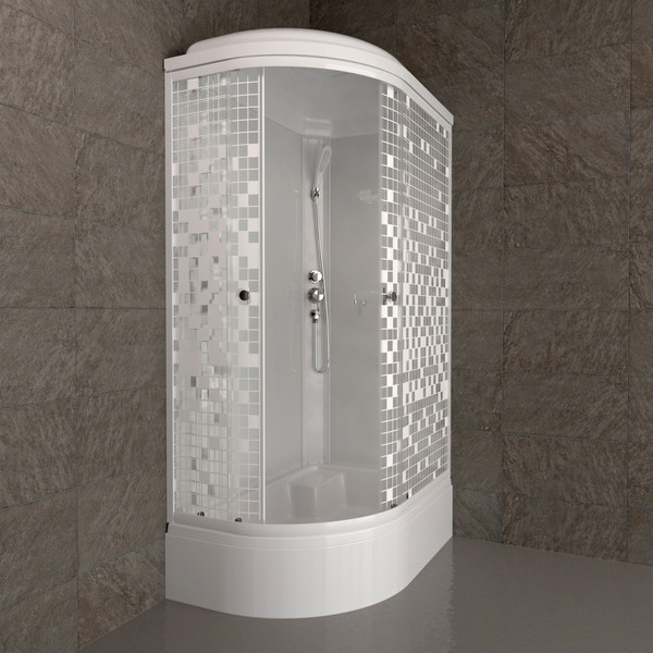 Душевая кабина Triton Коралл B3 Мозаика ДН4 120x80 R