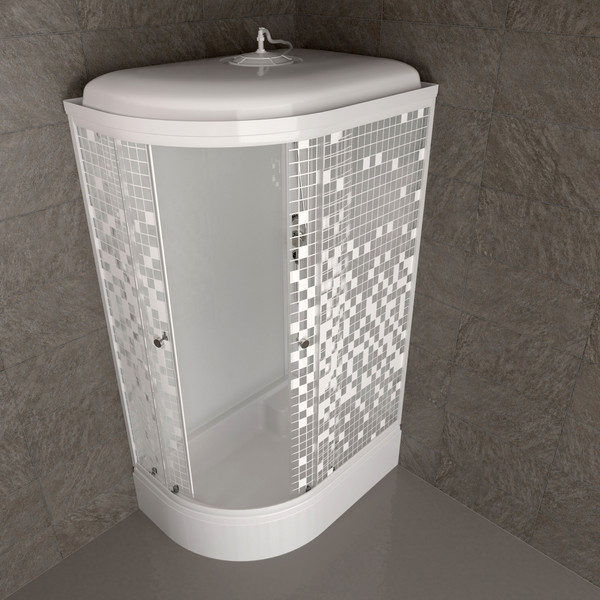 Душевая кабина Triton Коралл B3 Мозаика ДН4 120x80 R