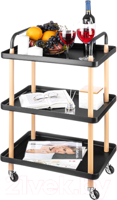 Этажерка Elan Gallery 240234 (черный)