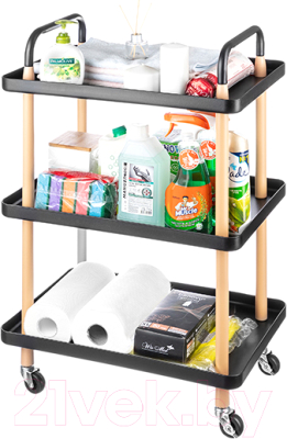 Этажерка Elan Gallery 240234 (черный)