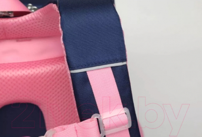 Школьный рюкзак Sun Eight SE-2874 (темно-синий/розовый)