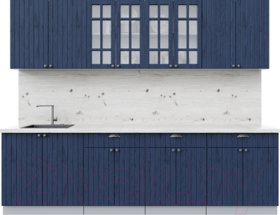 Готовая кухня Интерлиния Берес 2.7А - фото