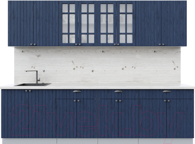 Готовая кухня Интерлиния Берес 2.8А - фото