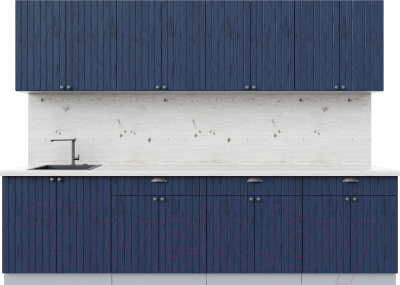 Готовая кухня Интерлиния Берес 2.9А - фото