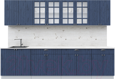 Готовая кухня Интерлиния Берес 3.0А - фото