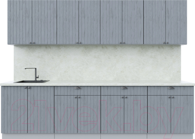 Готовая кухня Интерлиния Берес 2.9А - фото