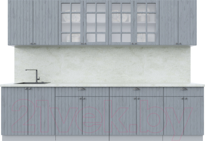 Готовая кухня Интерлиния Берес 3.0А  - фото