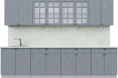 Готовая кухня Интерлиния Берес 3.1А - фото