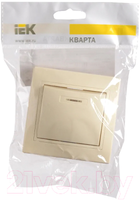 Выключатель IEK Кварта EVK11-K33-10-DM