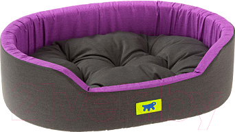 Лежанка для животных Ferplast Dandy 65 / 82943099 (черный/фиолетовый) - фото