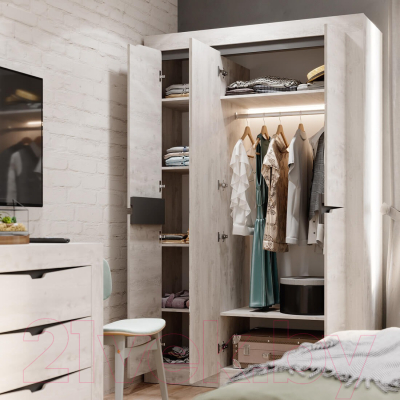 Шкаф BTS Леонардо ШК-35