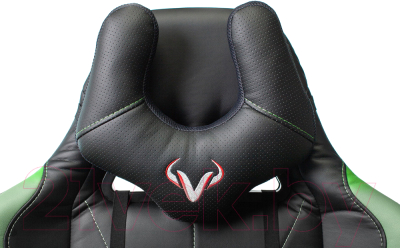 Кресло геймерское Бюрократ Zombie Viking 5 Aero (черный/салатовый)