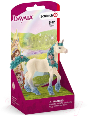 Фигурка коллекционная Schleich Цветочный единорог Жеребенок / 70591
