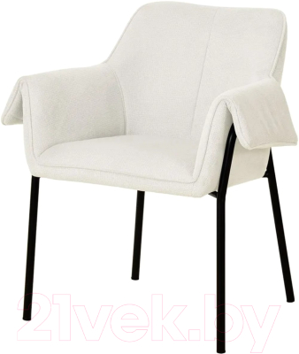 Стул Bergenson Bjorn Aline / FH-ALN-ARMCH-PL-BG (молочный) - фото