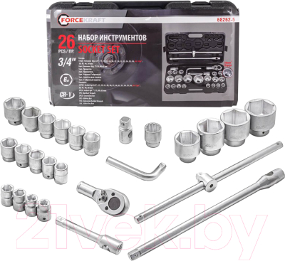 Универсальный набор инструментов ForceKraft FK-68262-5