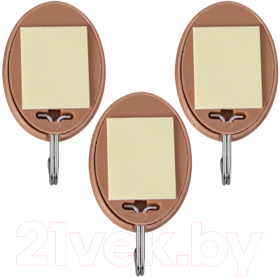 Крючок для ванной Мультидом Вуд овал / VL27-77